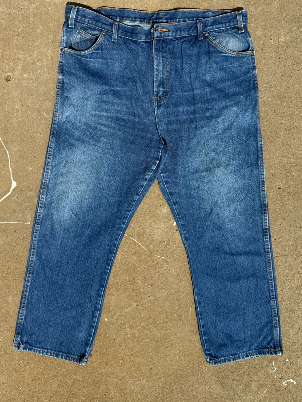 Dickies Men's Blue Bootcut Jeans